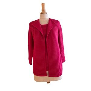 Hot pink suit top set